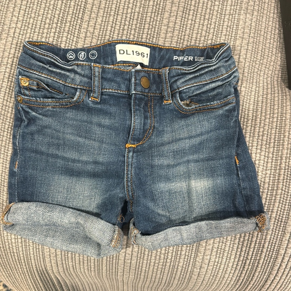 Girls DL1961 “piper cuffed” shorts
